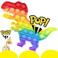 Dinosaur pop it Fidget Toy, pop its Fidget Toys, Fidget Toys pop it Dino (Dinosaur Rainbow). 
