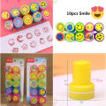 Kids Multi design Self Ink Stamps Best for Kids Appreciation and fun - Random Design and Multicolor Art# JS- SE Stamp - Toy- 5 pcs of stamp. 