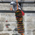 BIRD AMAZON Parrot Toys for Medium Birds, Cardboard Bird Toys African Grey Parrot Toys, Natural Wooden Bird Cage Chewing Toy with Clip for Small Medium Parrots and Birds Cockatiel Conure. 