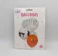 JUNGLE THEME LATEX BALLOONS PACK OF 5 LATEX BALLOONS. 