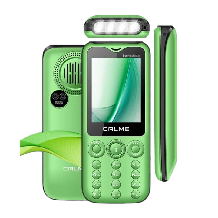 Calme Sound Master - Real Sound King - 2.4 Inch TFT Screen - Dual Sim - PTA APPROVED - 3D Box Speaker - 3200mAH Big Battery - HD Camera - LED Torch Light - Auto call recording - Wireless FM Radio - 1 Year brand warranty
