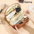 Waterproof Makeup Storage Bag | Makeup Brushes Bag & Toiletries Organizers with Full of Storage | Cosmetic Brush Kit | Make Up Bags Pouch with Zipper For Travelling | Multipurpose Traveling Cosmetic Bags for Women. 