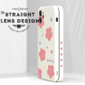 Jizetin for Samsung Galaxy Note 10 Plus Case Cute Elegant Pink Flowers Love Phone Cover Soft Anti Drop Ultra Thin Phone Case. 
