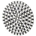 WS2812 SK6812 Radius 110mm LED Ring 5050 DC5V DIY LED Ring Built-In RGB Addressable LED Ring 93 Bits LEDs. 
