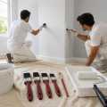5 Pcs Paint Brush Set 1", 1.5", 2", 3" & Detail Brush | Wall, Wood & Furniture Painting Brushes. 
