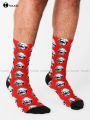 【Good-Love Store】Karl Marx Communist Communism Politics Marx Karl Engels Lenin Soviet Socks Mens 360° Digital Print Retro. 