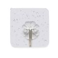 Adhesive Strong Wall Hooks For Bathroom And Kitchen, Waterproof And oilproof Nail Clear Hook ,Heavy Duty Sticky & Ceiling Wall Hook For Clothes Transparent Sticker. 