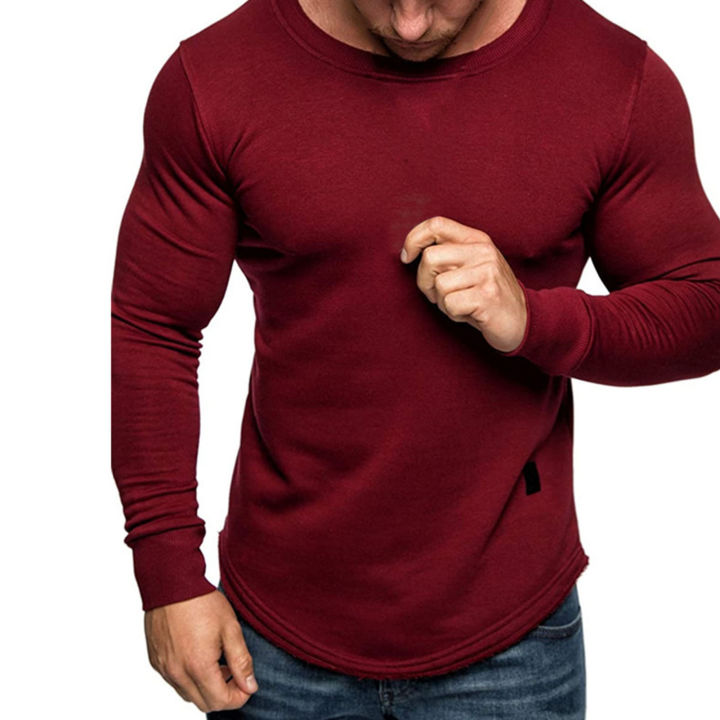 Men Shirt Comfy Wear Resistant Spring Base Shirt