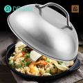 Kitchen Tool Round Cheese Melting Dome with Handle Heavy-duty Basting Cover for Perfectly Melted Cheese Heat-resistant Rustproof Pot Lid Ideal for Cooking Grilling Burger Cover. 