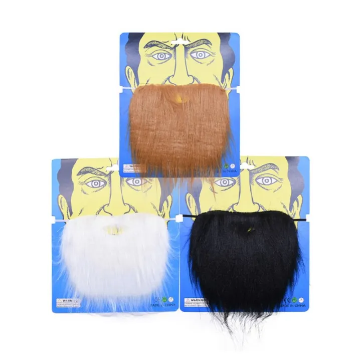 Fake Mustache Halloween Realistic Fake Beard Realistic Vivid Halloween ...