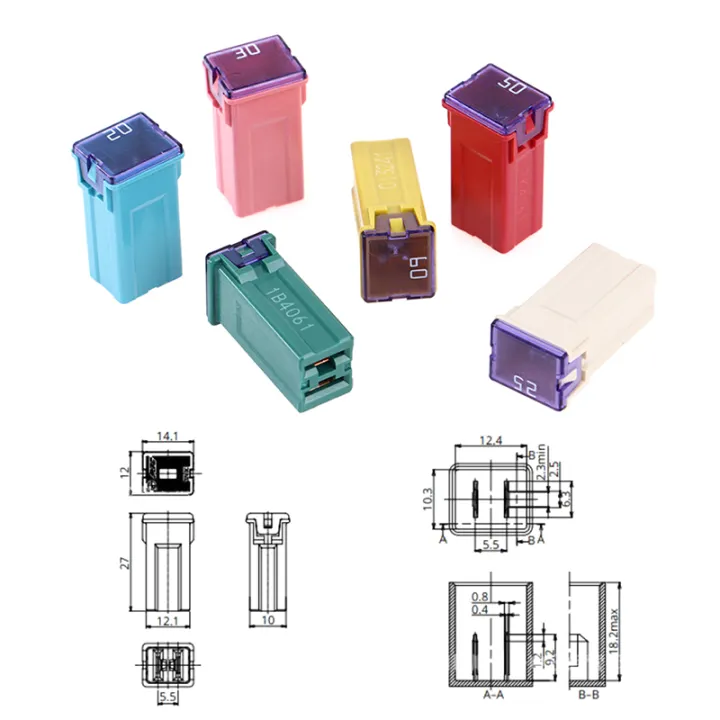 Mini%20Square%20Fuse%2032V%2020A%2025A%2030A%2040A%2050A60A%20Automotive%20Car%20Fuse%20with%20Plastic%20Box%20-%20Image%204