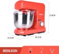 Multi functional Kitchen Mixer 1000 Watt Stand Mixer a5L with Bowl For Commercial Or Home Use Beater Hook Whisk Pulse Function and Turbo Speed Control Dough Mixer-Atha ghoondny wala machine Commercial Table Egg Beater Note Random Color Will Be Shipped. 