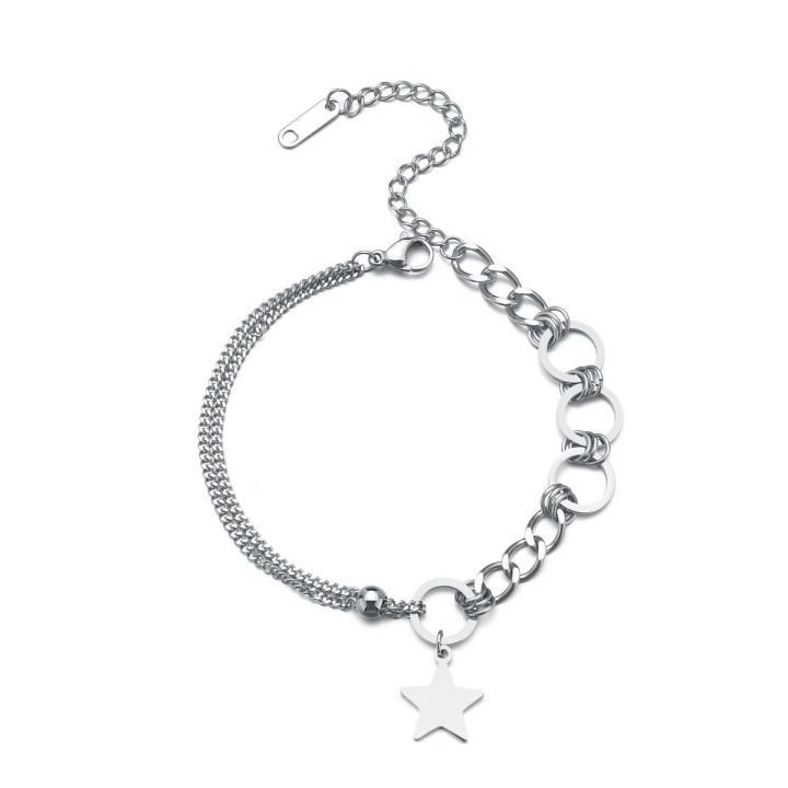 Designer%20Stainless%20Steel%20Jewellery%20%E2%80%93%20Five-Pointed%20Star%20Pendant%20Unisex%20Bracelet%20for%20Couples%20-%20Image%205