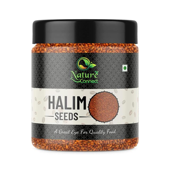 Nature Connect Halim Seeds ( Aliv Seeds ) - 250 gms - (Garden cress / Haleem ) Haleem Seeds | Halim Seeds for Eating | Garden Cress Seeds [Jar Pack]