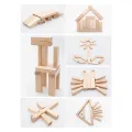 Jenga Color Woods Folds High Game. 