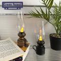 Green forest Night Light Nostalgia 80s Retro Style Electronic Oil Lamp. 