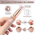 FACEOUT - Original Facial Hair Remover Machine – High Quality Rechargeable Eyebrow Trimmer – Portable Electric Lipstick Shape Razor for Women – 1 in 1 & 2 in 1 Eyebrow Trimmer Variants – Smooth & Gentle Hair Removal Tool – Safe for All Skin Types. 