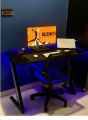 High Quality DX DAGGER Gaming Table 60 inches ( 5ft Length) - Computer Laptop Table - PC Table- RGB Lights Installed - Headphones Holder and Wire Management System - Gaming Design. 