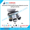 IBEX SCIENCES-Achromatic Polarizing Microscope Objective Lens Set Spring 4x 10x 40x. 