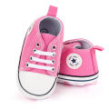 Baby Boys Girls Non-Slip Prewalker Kids Infant Toddler Canvas Shoes. 