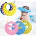 Adjustable Baby Care Safe Shower Caps Waterproof Shampoo Cap Children Ear Guard Protect Kids Bath Visor Haircut Hat Shampoo Cap. 