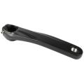 Aluminum Alloy Hollow Bicycle Left Crank Arm Bike Crank Arm Mainly for SHIMANO 590 610 SLX XT XTR Crankset Black. 