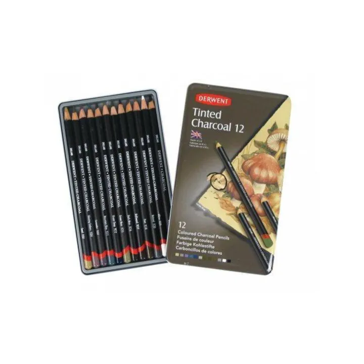 Darwent Tinted Charcoal 12 Color Set. | Daraz.pk