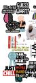 Friendship  Stickers for Laptop - Size 2 inch to 2.5 inch approx Pack Of 25 Stickers - Boys\Girls Stickers -Sticker For Mobile Aesthetic Friend Sticker Funny Sticker Urdu quote Sticker. 