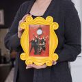 Handmade Monica Door Frame Wood Yellow Photo Frames Collectible Home Decor Collection Cosplay Gift. 