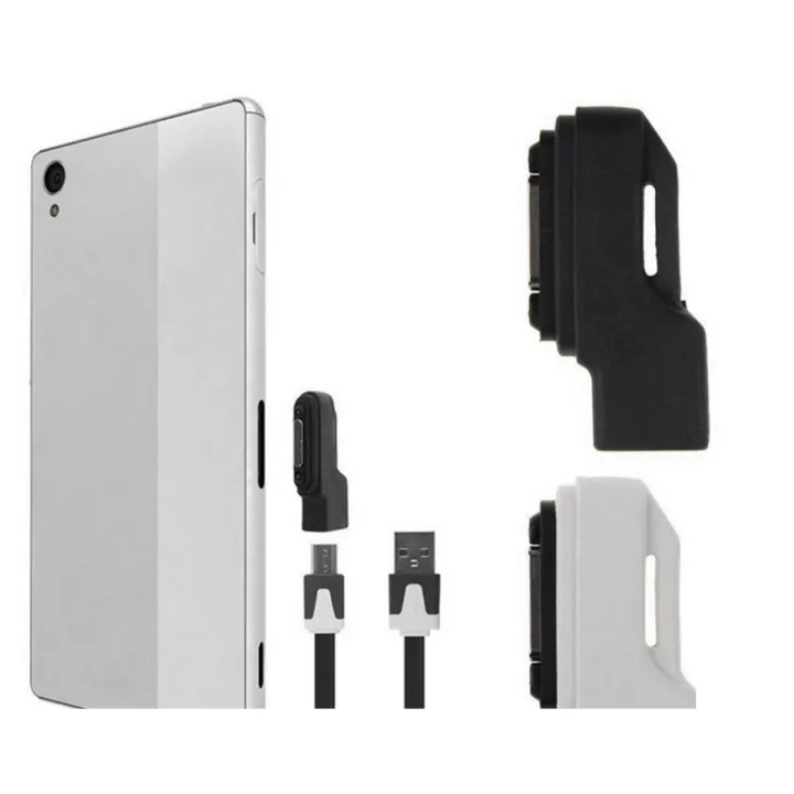 High Quality Magnetic Charging Connector for Sony Z1 Z2 Z3 Z4. Micro USB to Magnetic Adapter