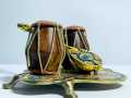 Handmade Brass Sangeet Set - Classical Music Lover's Decorative Piece | Brass Décor | Handicraft Decoration | Brass Decoration Pieces. 