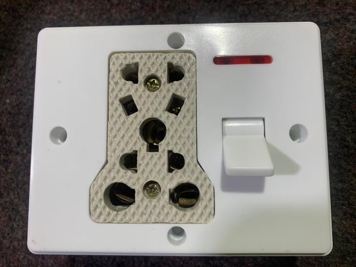 Universal Multi-functional Double Multi Plug Wall Power Socket Double (9 IN 1)