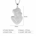 Mom Dad Baby Pendant Mother Day Necklace Gold Color Stainless Steel Chain Jewelry For Women Wife Maternal Family Charm Love Gift. 