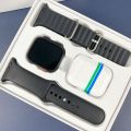 I8 ULTRA Pro Max Series 8 Smartwatch  New Arrival with Free Earbuds & Extra Strap 2 In 1 water proof Full HD Touch Screen 2023 popular Fashion for boys & girls Bluetooth call All Sports Fitness & Health Mode Answer Call. 