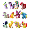 Yika 3-7cm New My Little Pony Cake Toppers Cupcake 12 piece Set Toys Figurines Playset. 