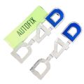 D4D plastic Emblem blue for Hilux Vigo 02 pcs. 
