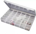 36 Compartment Craft Plastic Storage Case Box / Jewellery Storage Box by MO MART. 