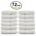 Premium Soft Washcloth, Face Towels, 12 Pcs– White. 