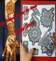 Mehndi Henna Bridle Design Stickers Stencils Mehndi stickers, Stylish stencils, mehandi sticker, Arabic sticker. 