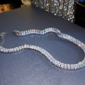 Adjustable Simple Lightweight Choker Collar Inlaid Cubic Zirconia Wedding Choker Necklace Jewelry Gift. 