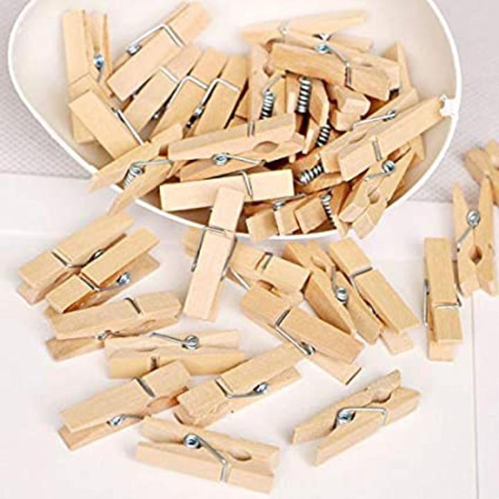 Wooden Cloth Hanging Clips Cloth pins (pack of 20)