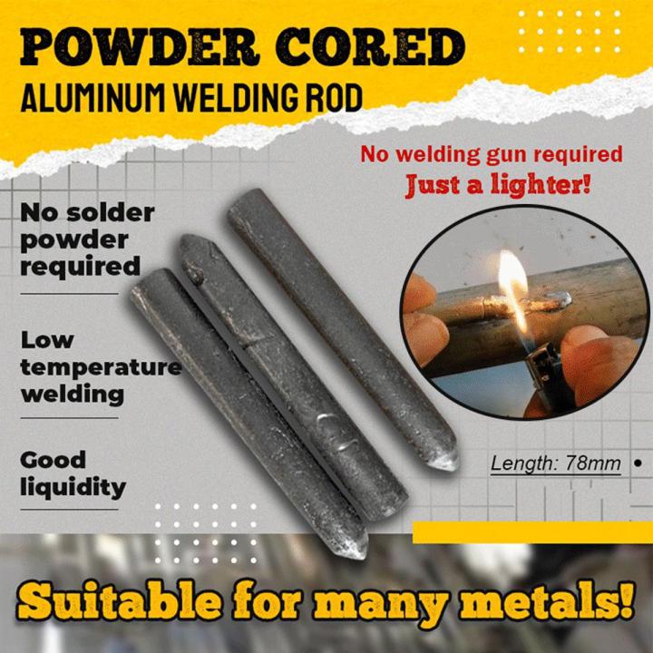EASY TO USE Powder Cored Aluminum Welding Rod Lighter Low Temperature Easy Melt Aluminum Welding Rods Multifunctional N