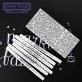 Fabric Pen for T-shirts Waterproof Fabric Markers for T-shirt Graffiti Dual Tip Textile Pens for Clothing Drawing 4/6pcs Set White Fabric Marker. 