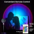 Sunset Lamp Projector Sun Lamp Projection for Aesthetic Room Décor Sunset Light with Remote 16 Colors Changing Sunrise Mood Atmosphere Lamp for Bedroom. 