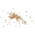 Small Round Golden Glass Seed Beads DIY Jewelry Making Craft Metallic Golden Gold Beads 2mm Glass Loose Spacer Beads Necklace. 