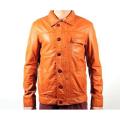 Fashion Jacket Genuine Sheep Leather For Men. 