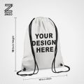 Customized Drawstring Bag (Boys & girls) Digitally printed on Cloth By Zezo. 