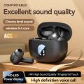 M19 Airpods TWS (True Wireless Stereo) Bluetooth Earphones Headset With HiFi Stereo Sound & Touch Control System (Connected With All Bluetooth Devices).. 