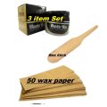 Cold wax with Paper and Stick hair removal Waxing Set. 