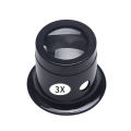 3X 5X 10X 15X 20X Jeweler Watch Magnifier Tool Portable Monocular Magnifying Glass Loupe Lens for Eye Magnifier. 